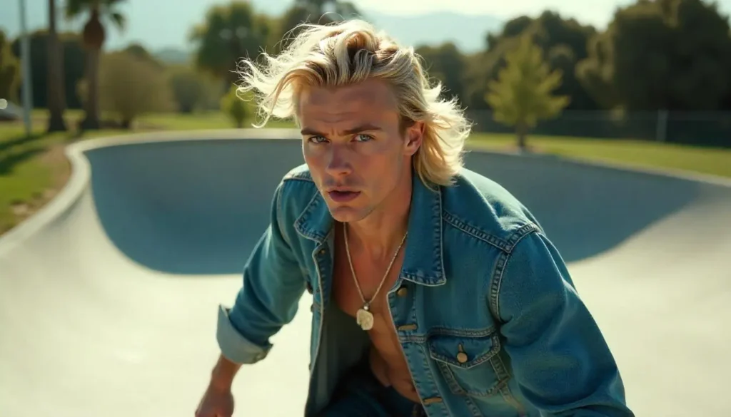 Modern Mullet with Wavy Hair
