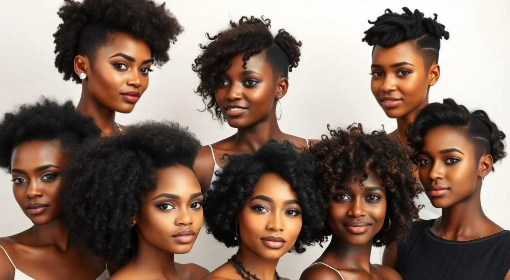 Short Natural Hairstyles for Black Women