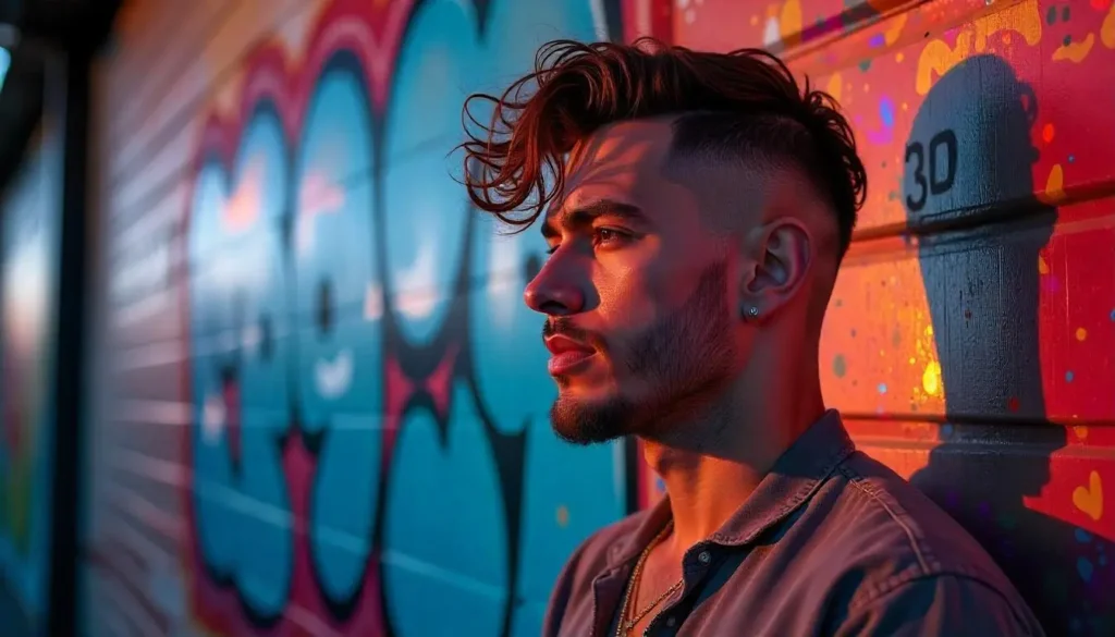 Exploring Burst Fade Wavy Hair Trends