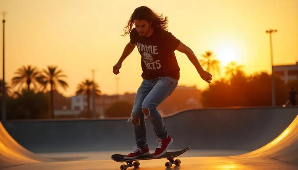 Long Wavy Hair Mullet with Middle Part