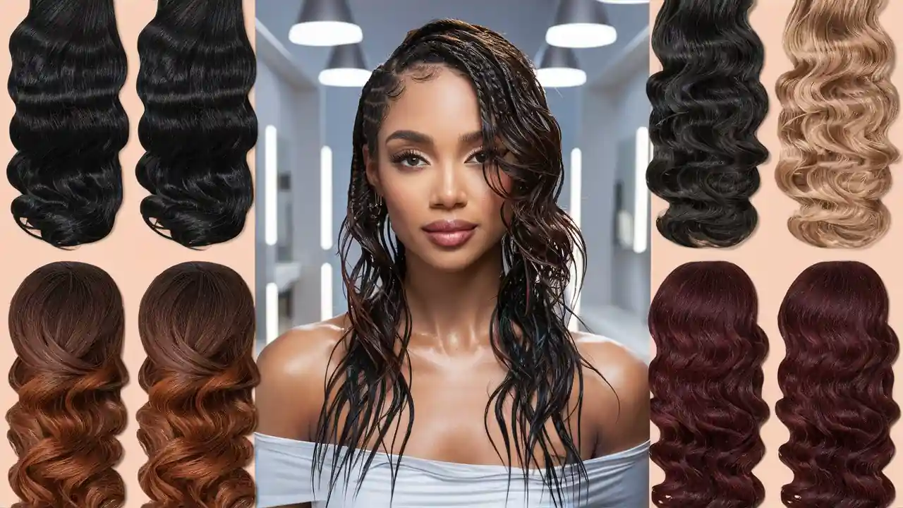 Right Wet and Wavy Braiding Hair